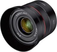 📷 samyang 45mm f1.8 autofocus compact lens for sony e-mount - full frame compatible logo