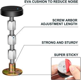img 3 attached to 🛏️ Крислер Регулируемый резьбовой каркас кровати - Инструмент против вибрации: Зафиксируйте вашу кровать с помощью ограничителей для изголовья и предотвратите разболтовку гарантированно (30-112 мм)