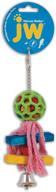 🐦 fun and engaging jw pet company hol-ee roller pom pom bird toy: keep your feathered friend entertained! логотип