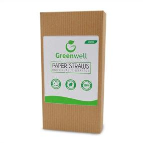 img 3 attached to 🥤 Greenwell Extra Strength Biodegradable Paper Straws - 200 Pack, Dye-Free & Individually Wrapped
