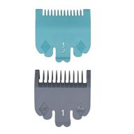 🔴 2 color coded cutting guides for wahl standard hair clippers - professional hair clipper guard guides #3170-400 - 1/8” and 1/16" (2 pieces, 2 colors) logo