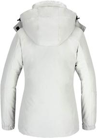 img 3 attached to 🧥 Stay Warm and Dry with Wantdo Women's 3-in-1 Waterproof Ski Jacket: The Ultimate Winter Snow Coat