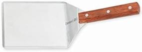 img 1 attached to Mundial 6x5 Hamburger and Meat Turner Spatula: Stainless Steel with Wood Handle and Beveled Edges