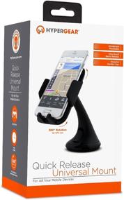 img 2 attached to 🚗 HyperGear Universal Car Windshield Phone Mount for Hands-Free Phone Calls & GPS Use - Compatible with iPhone 12/12 Pro/12 Pro Max/11 Pro, Galaxy S21/S20/S10/S9, Note20 5G/10/9, and More