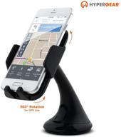 🚗 hypergear universal car windshield phone mount for hands-free phone calls & gps use - compatible with iphone 12/12 pro/12 pro max/11 pro, galaxy s21/s20/s10/s9, note20 5g/10/9, and more logo