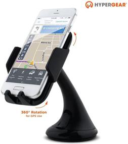 img 3 attached to 🚗 HyperGear Universal Car Windshield Phone Mount for Hands-Free Phone Calls & GPS Use - Compatible with iPhone 12/12 Pro/12 Pro Max/11 Pro, Galaxy S21/S20/S10/S9, Note20 5G/10/9, and More