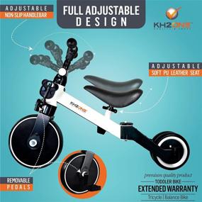 img 2 attached to 🚲 KH2ONE Baby Balance Bike Tricycle: Promoting Early Development and Fun!