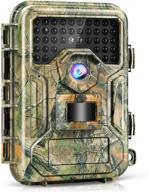 liplasting 2021 trail camera: 16mp, 1080p, 100ft trigger range, waterproof, infrared night vision, motion activated wildlife game camera logo