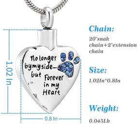 img 3 attached to 🔒 Customized Boys' Jewelry: Personalized LYFML Cremation Necklace for a Lasting Memory