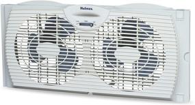 img 4 attached to 💨 Efficient Cooling Solution: Holmes Window Fan with Twin 6-Inch Reversible Airflow Blades in White