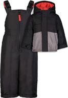 ❄️ carters boys' heavyweight 2 piece skisuit snowsuit - jackets & coats for boys' clothing logo