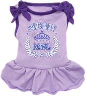 👗 kyeese dog princess dress with girl bowtie - doggie sundress for small and medium dogs suitable for beach wear logo