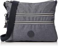 kipling cross body bag black noir women's handbags & wallets logo