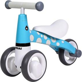 img 4 attached to 🦓 12-24 Months Baby Balance Bike with Fun Animal Themes - Great 1 Year Old Girl Gift for Ideal 1st Birthday, Featuring Zebra Bike