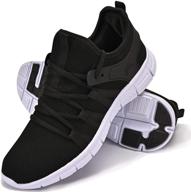 👟 inzcou lightweight athletic women's shoes - black sneakers for superior performance logo