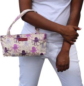 img 1 attached to 👜 Stylish Bungalow360 Vegan Cotton Canvas Purse: Women's Handbags, Wallets & Top-Handle Bags