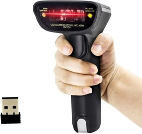 img 4 attached to 📱 1D Wireless Barcode Scanner Laser by Alacrity
