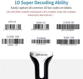 img 3 attached to 📱 1D Wireless Barcode Scanner Laser by Alacrity
