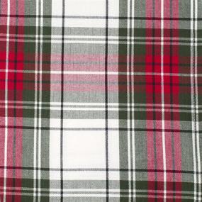 img 3 attached to 🎄 DII Рождественская клетчатая коллекция для стола, салфетка, 20x20 ", 6 штук: Шикарное праздничное украшение стола