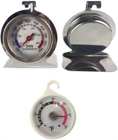 img 4 attached to Top-rated Oven and Fridge Thermometer Set for Baking Perfection