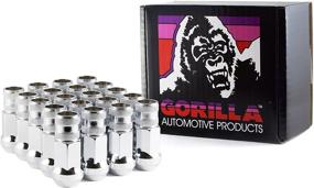 img 2 attached to 🦍 Gorilla Automotive 45038-20: Мощный комплект гайки-шпильки с открытым концом диаметром 12 мм x 1,50 мм и покрытием из хрома (набор из 20 штук)