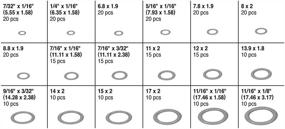 img 1 attached to 🔧 Ассортимент уплотнительных колец для ремонта транспортных средств и инструмента - Performance Tool W5201 HNBR (270 шт.) в органайзере.