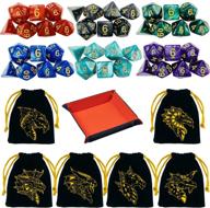🎲 polyhedral rolling drawstring for dungeons & dragons логотип