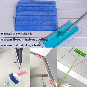 img 1 attached to 🧹 Haoun Laminate Hardwood Floor Mop Replacement Microfiber Cleaning Pads - Pack of 10, Washable & Highly Efficient for Optimal Cleaning Results