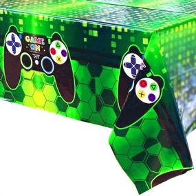 img 3 attached to 🎮 WERNNSAI Gaming Table Covers for Kid's Party Supplies - Event & Party Decorations
