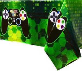 img 4 attached to 🎮 WERNNSAI Gaming Table Covers for Kid's Party Supplies - Event & Party Decorations