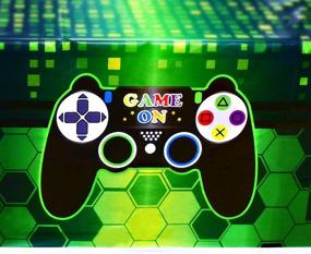 img 2 attached to 🎮 WERNNSAI Gaming Table Covers for Kid's Party Supplies - Event & Party Decorations