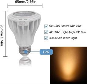 img 3 attached to 1 Pack of Medium Dimmable PAR20 Spotlights