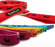 comfort padded dog leash with strong heavy duty handle for enjoyable dog walks, minimizing pulling, bright colors for enhanced safety - ideal for dog training & walking, leash lead control logo