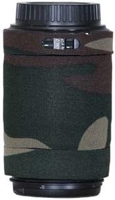 img 1 attached to LensCoat Cover Camouflage Neoprene Camera Lens Cover Protection Canon 55-250 F/4-5 Camera & Photo