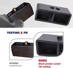 img 2 attached to 🔧 Enhance Your Ford F150's Performance with KSP 3'' Rear Leveling Lift Block Kits for 2WD/4WD - Compatible with 2004-2019 Models