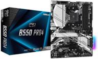 🔧 материнская плата asrock b550 pro4 с поддержкой процессоров 3-го поколения amd am4 ryzen и грядущих процессоров amd ryzen логотип