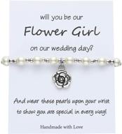 iefshiny flower bracelet wedding proposal logo