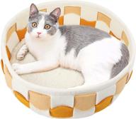 🐱 primepets round cat beds: reversible, waterproof, and foldable for indoor cats and small breed pets logo