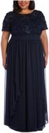 richards womens plus cascade dress logo