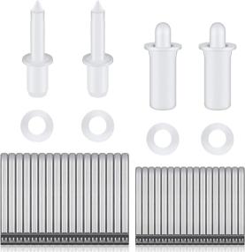 img 4 attached to 🪚 Enhance Your Window Decor with the Jetec Repair Plantation Shutters Tool Set - Complete 85-Piece Kit for Spring Plantation Shutter Louvers, Staples, and Shutter Replacement Repair Pins