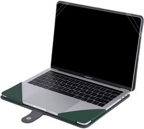 img 1 attached to MOSISO Case Compatible With MacBook Air 13 2021-2018 A2337 M1 A2179 A1932 Laptop Accessories