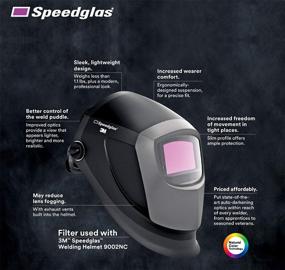 img 3 attached to 🔥 3M Speedglas 9000 Welding Helmet 04-0112-00NC: Ultimate Protection for Welding - Shop Now!