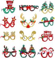 ruisita christmas creative eyeglasses assorted logo