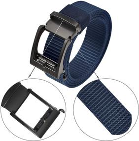 img 3 attached to 🎵 SportMusic Adjustable Ratchet Automatic Buckle Men's Accessories