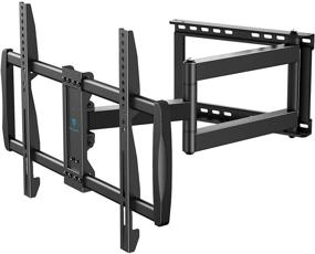 img 4 attached to 📺 PSXLF03: Full Motion TV Wall Mount for 37-75 inch Flat/Curved TVs – Swivel, Tilt, and Extend- 600x400mm VESA, Holds 110lbs