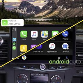 img 1 attached to STINGER 10-Inch Touchscreen Radio: Android Auto, Apple CarPlay, Bluetooth, GPS - Chevy Silverado & GMC Sierra (2008-2011)