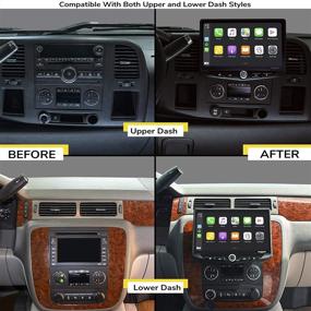 img 3 attached to STINGER 10-Inch Touchscreen Radio: Android Auto, Apple CarPlay, Bluetooth, GPS - Chevy Silverado & GMC Sierra (2008-2011)