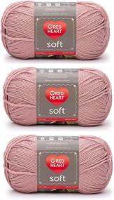 img 3 attached to 🧶 Soft Yarn by Red Heart - Rose Blush Shade, Model E728-9770