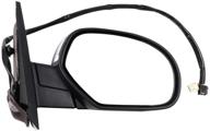 π eccpp right passenger side mirror towing mirror replacement for chevy avalanche silverado suburban tahoe, gmc sierra yukon β power heated turn signal memory, 2007-2013 fit logo