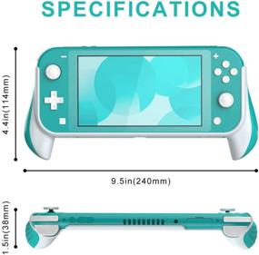 img 1 attached to Enhance Your Gaming Experience with the Ergonomic Grip Case for Nintendo Switch Lite